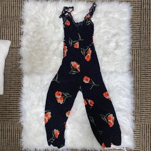 Topshop Floral Jumpsuit